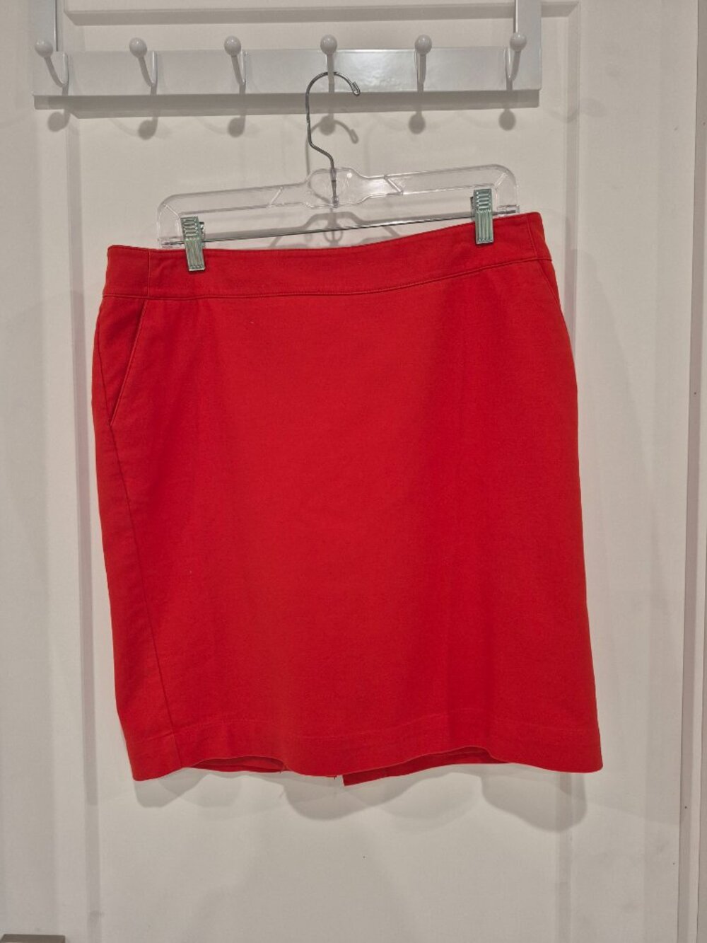 Merona Orange-Red Lined Cotton skirt size 12